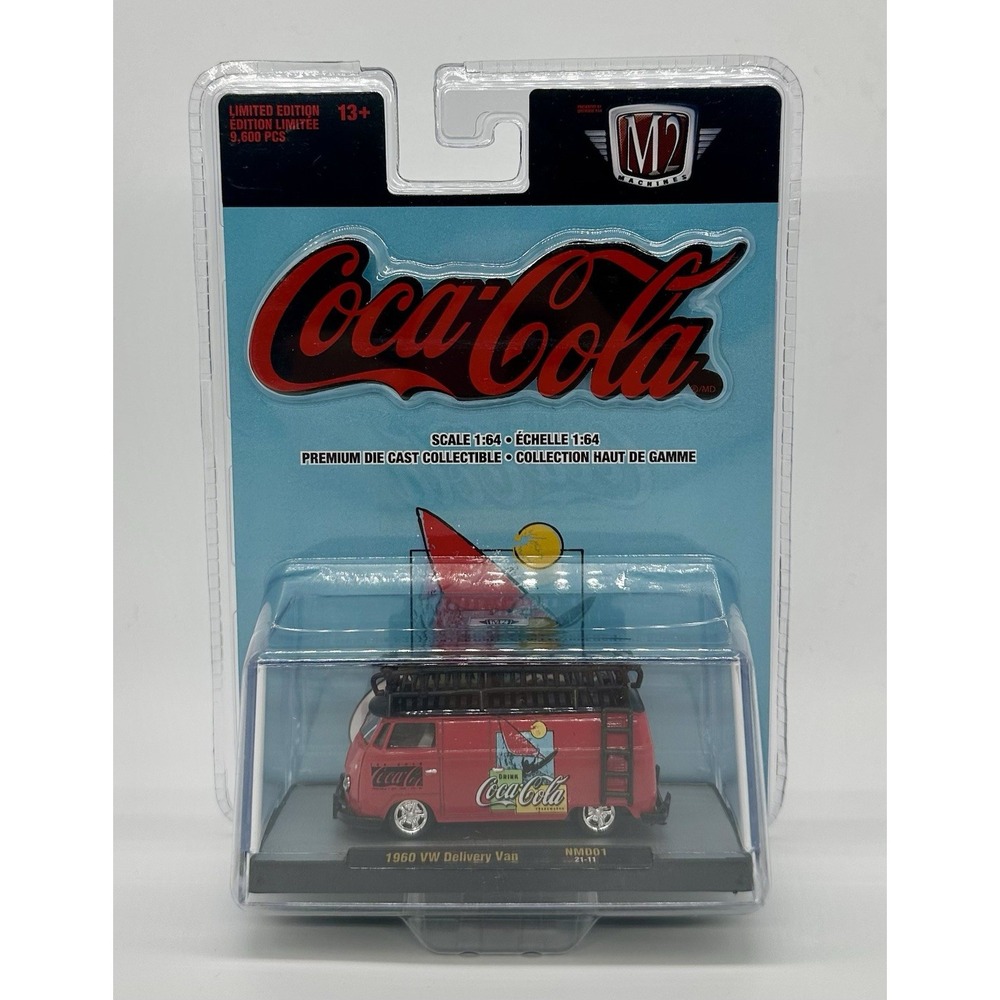 M2 Machines Coca-Cola 1960 VW Delivery Van NMD01 Surf Van 1:64 NEW